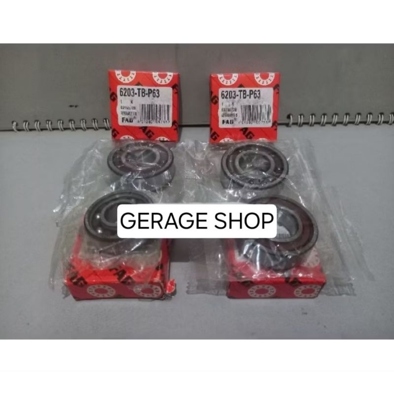 Bearing High Speed 6203-6201 TBP63 Set Rasio Kawasaki Leostar Fulset Ceramic