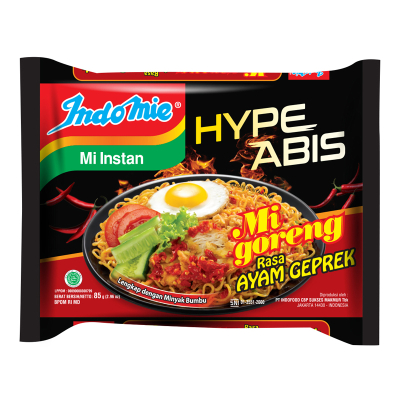 

Indomie HYPE ABIS rasa Ayam Geprek