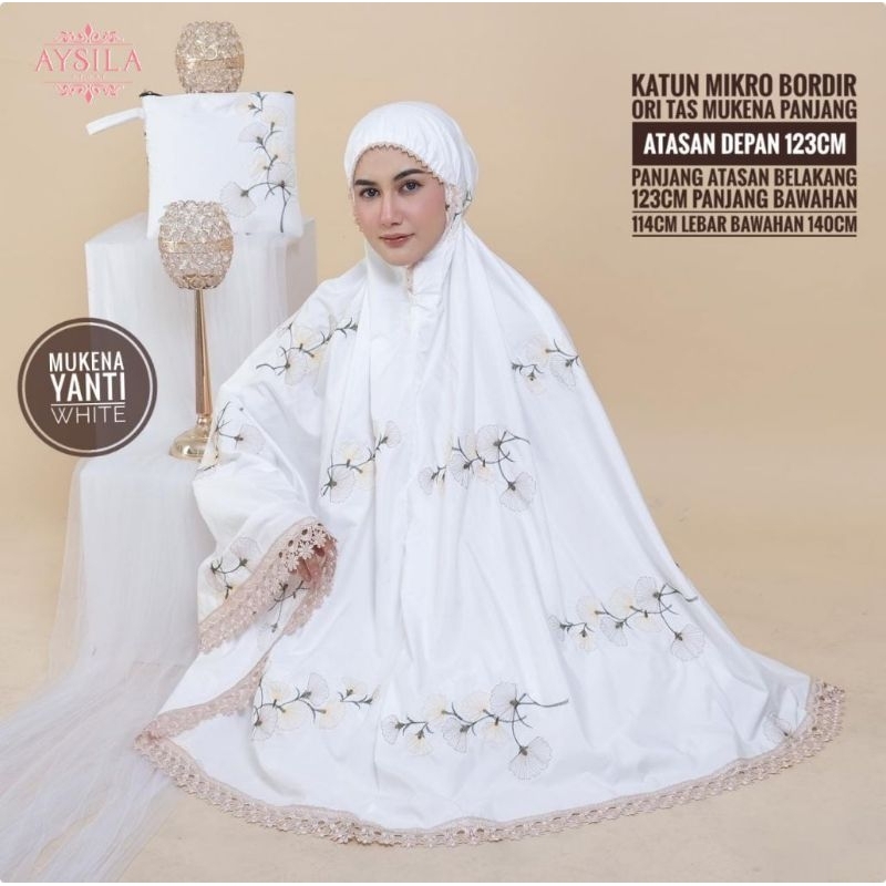 MUKENAH YANTI BY AYSILA // MUKENA BORDIR #2025