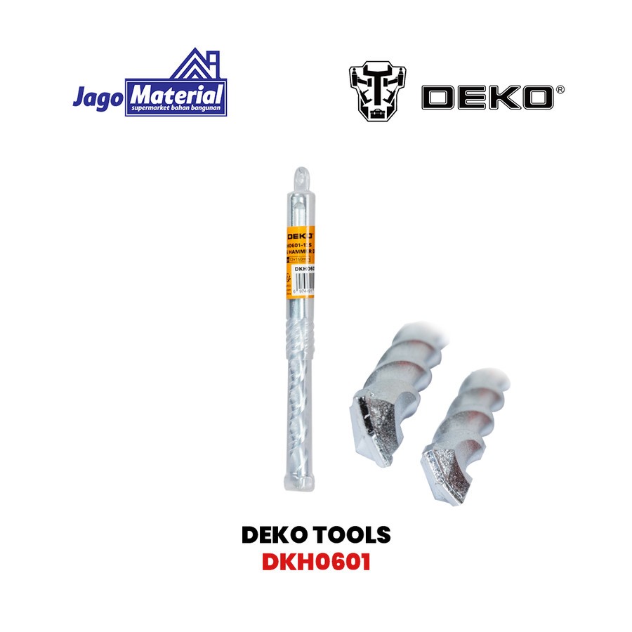 Deko SDS Plus Hammer Drill - Mata Bor Beton