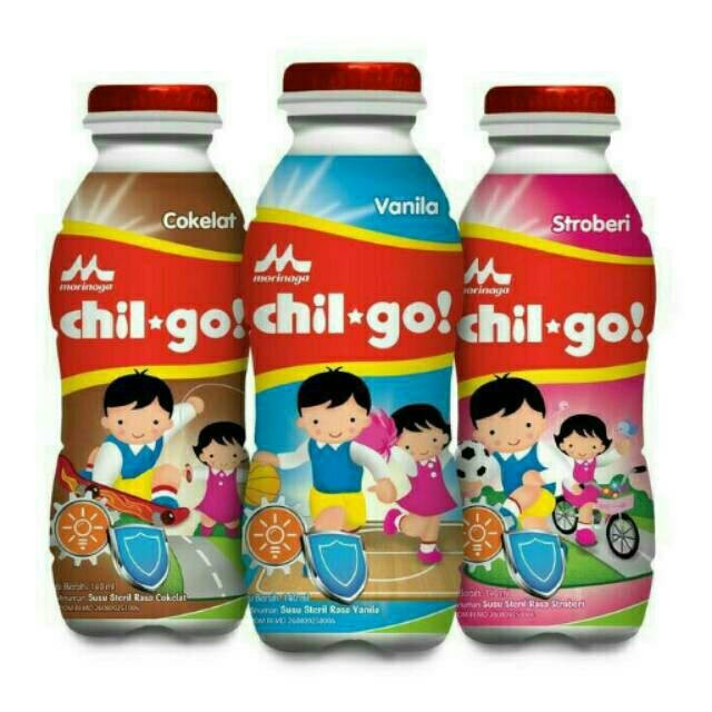 

susu chilgo liquid dengan 3 varian rasa ,coklat,stroberi,dan vanila. cocok untuk anak usia 1 sampai 12 tahun di perkaya dengan bahan yang berkhualitas dan gizi yang seimbang