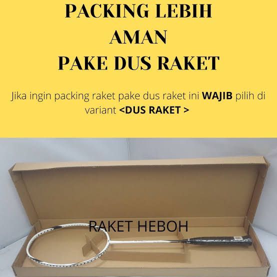 

[cemilan asyik] Paket Extra Aman dus packing khusus raket badminton