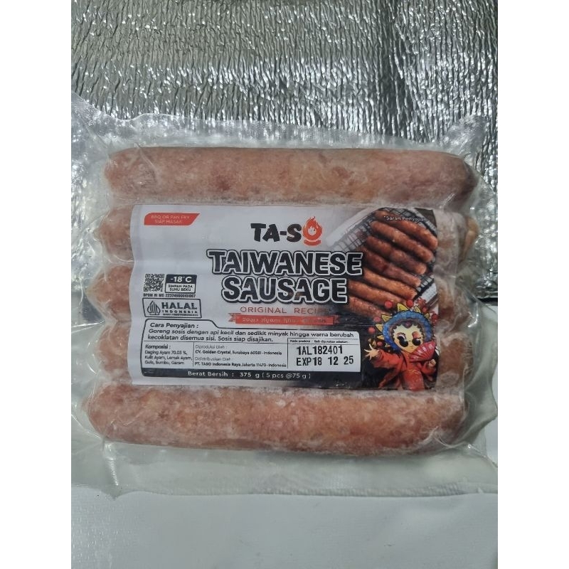 

Taso Sosis Ayam khas Taiwan Original