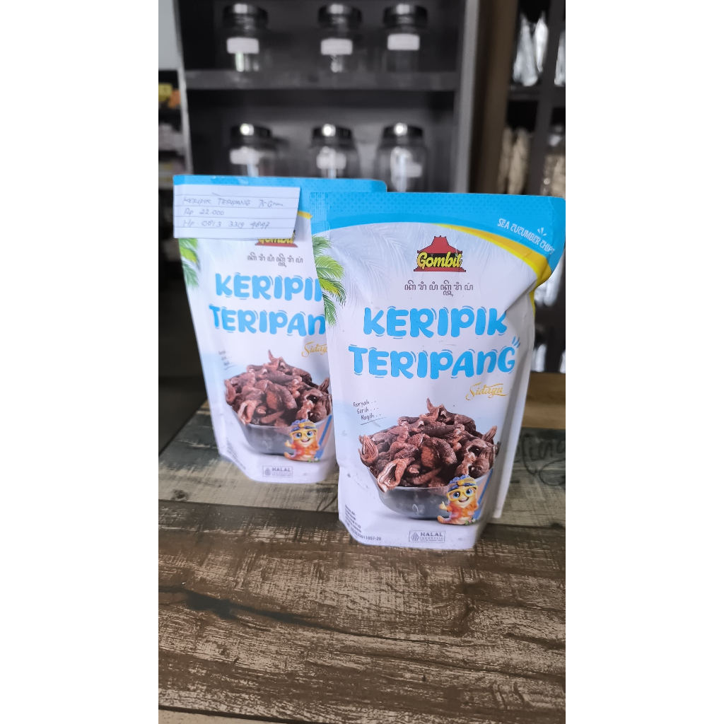 

Keripik Teripang Sidayu Gresik 75 gram | Oleh-oleh Khas Gresik