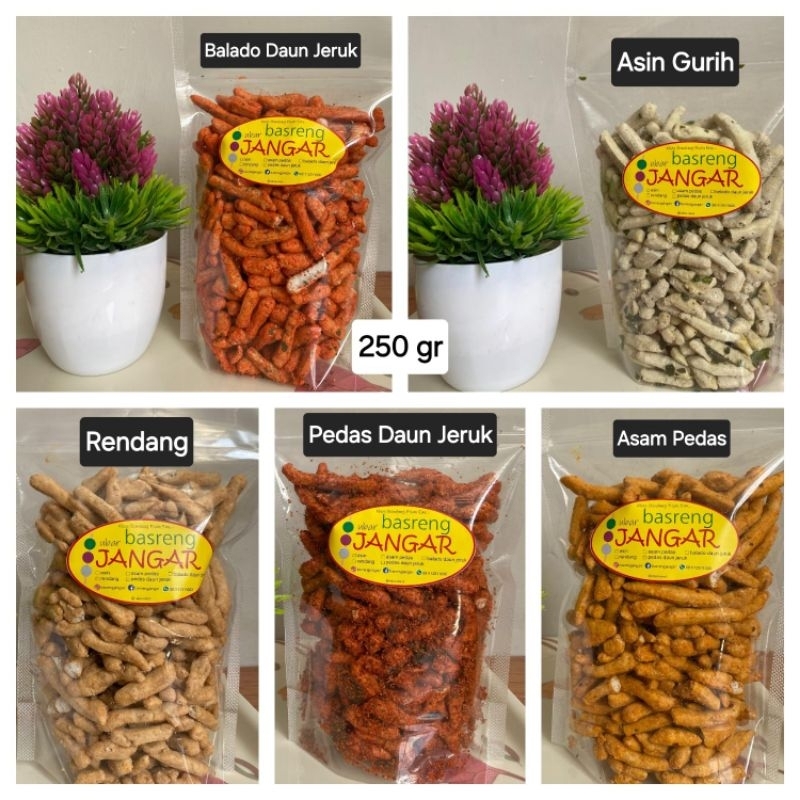 

BASRENG PEDAS, BALADO, PEDAS DAUN JERUK, 250 GR