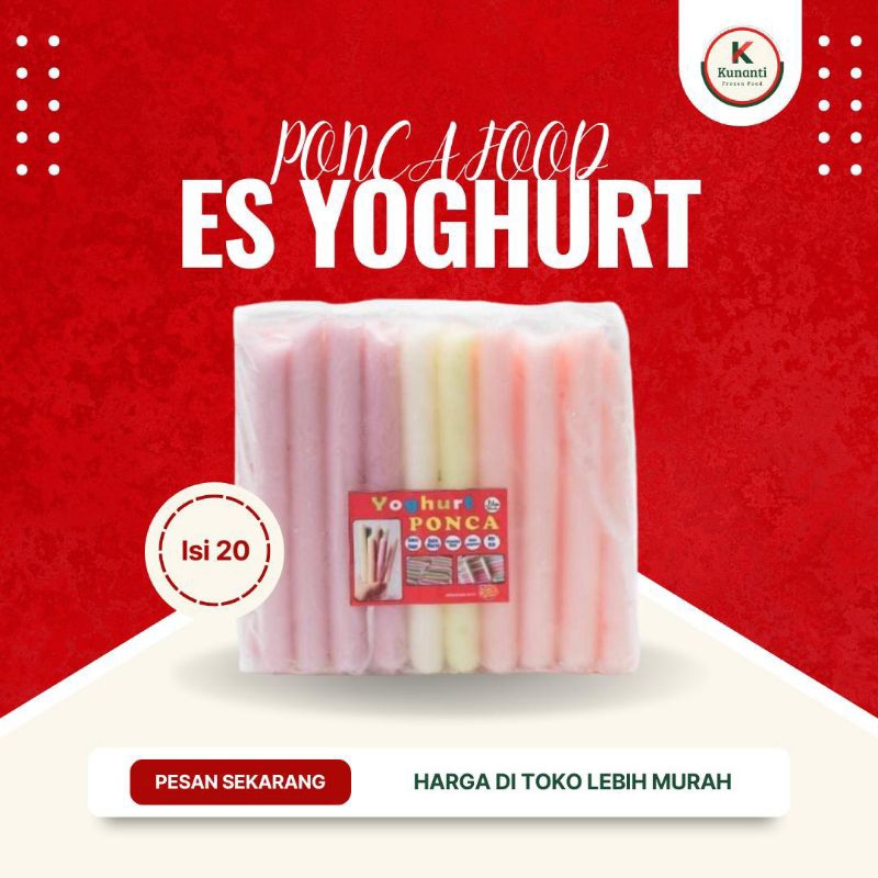 

Poncafood - Es Yoghurt Isi 20 Pcs