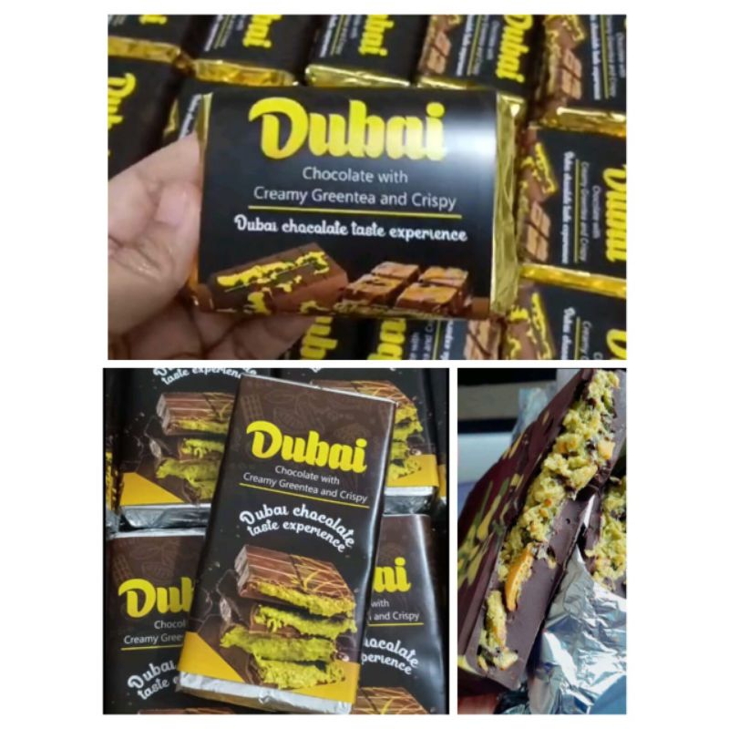 

Viral coklat dubai greentea dan crispy 280g