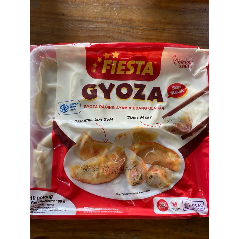 

Fiesta Gyoza 180gr isi 10 potong