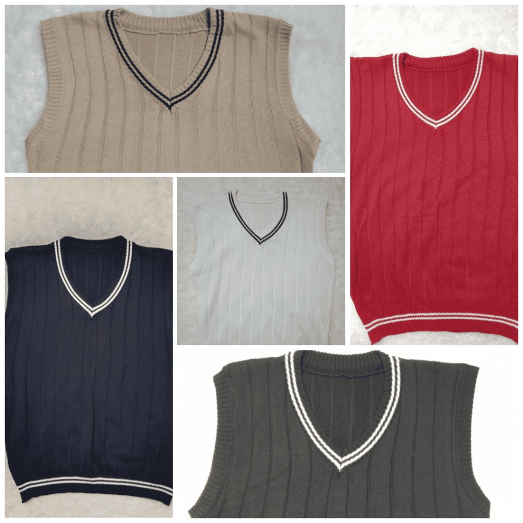 ROMPI RAJUT PRIA DAN WANITA DEWASA-ANAK - VEST RAJUT PREMIUM- VEST RAJUT BY PURNAMA RAJUT