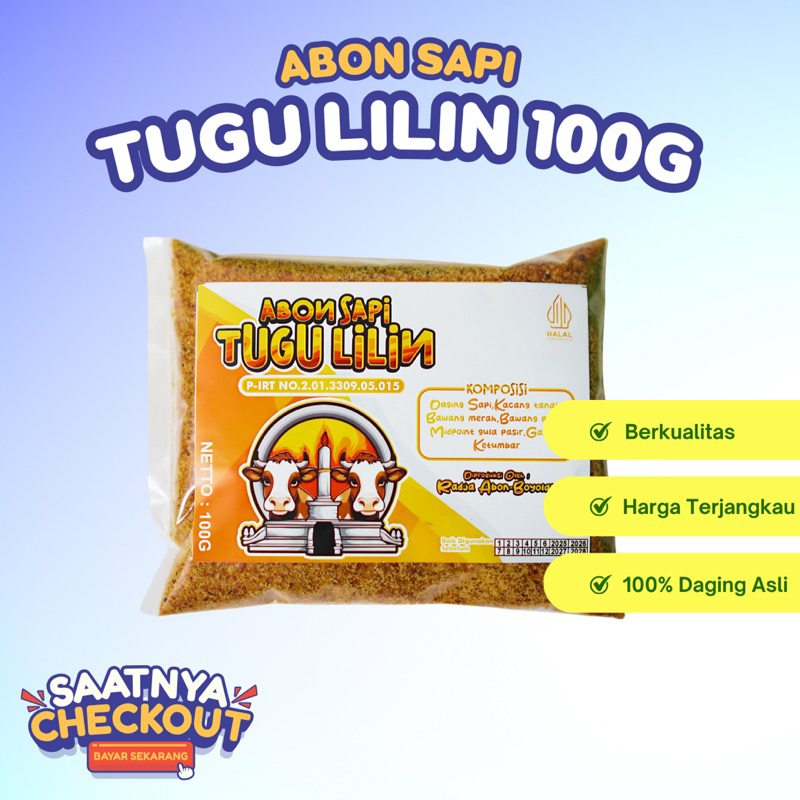 

ABON SAPI TUGU LILIN 100G