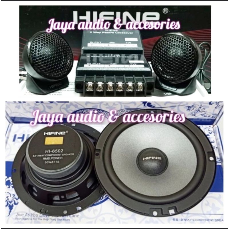 Speaker split 2way Hifine 6.5inch
