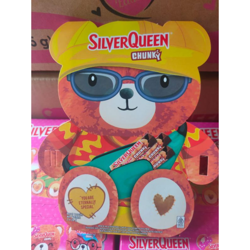 

Ay00! Silverqueen Bear Valentine Chunky Cashew Special Edition 1 pack