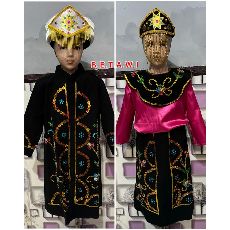 Baju pengantin adat betawi anak