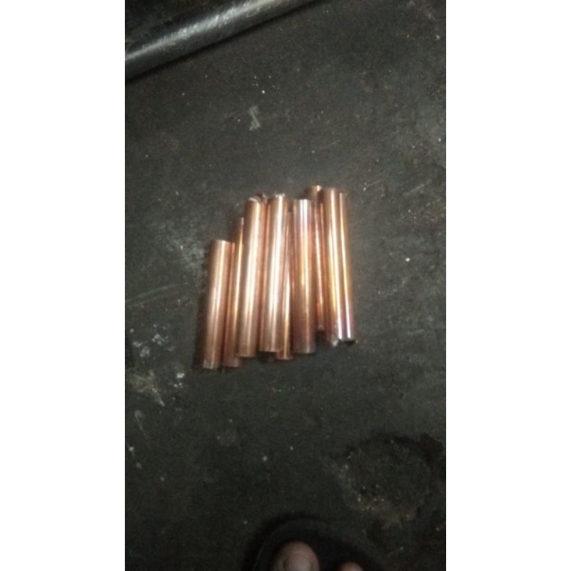 as tembaga bulat tebal 5mm panjang 1meter as tembaga