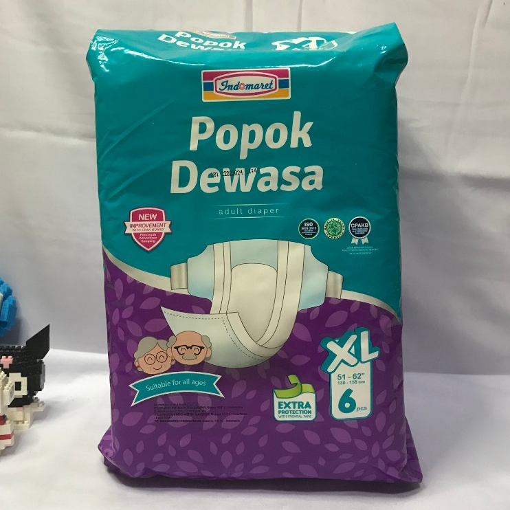 Popok Dewasa Indomaret XL 610 gr (6 pcs)