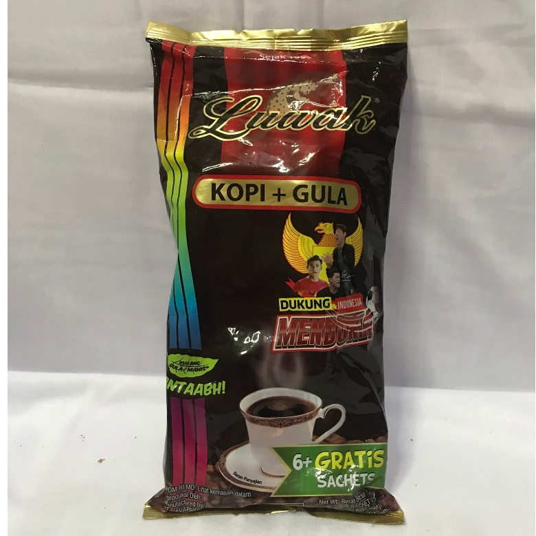 

Luwak Kopi + Gula 138 g + 46 g (6 saset gratis 2)