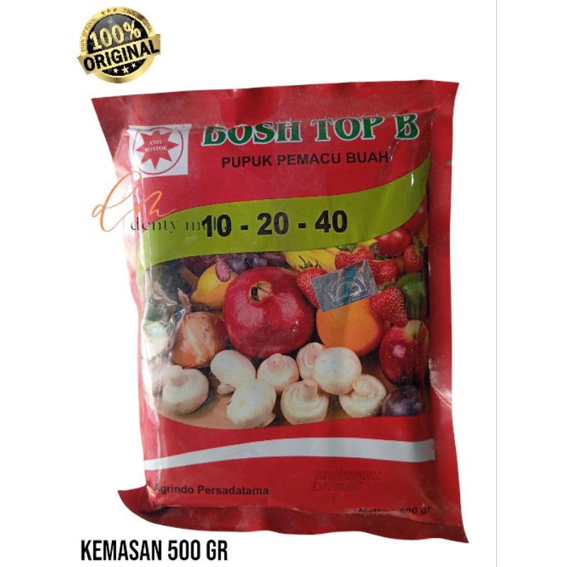 Pupuk BOSH TOP buah. pemacu buah, bunga & anti rontok
