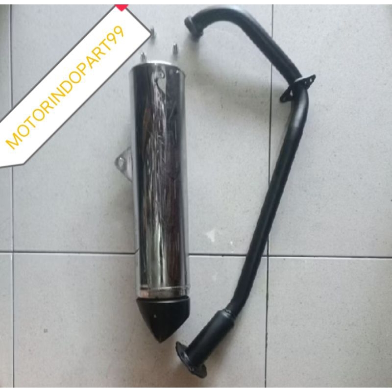 KNALPOT STANDAR SATRIA FU 150 ORIGINAL COPOTAN