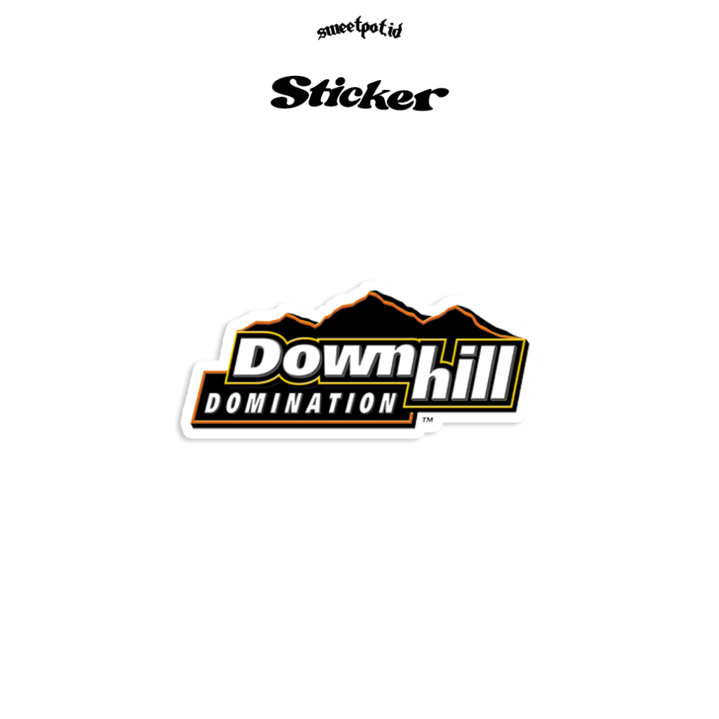 

(BISA COD) STIKER "DOWNHILL DOMINATION" / STIKER HELM / STIKER LOCAL BRAND / STIKER AESTETHIC / ANTI AIR / STICKER BIJIAN / STICKER ECERAN / STICKER METAL / STICKER POP / VIRAL