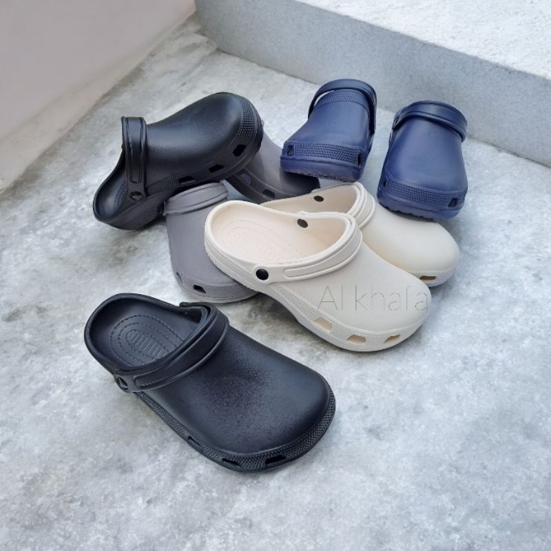 sepatu sandal pria karet eva besar sandal baim pria