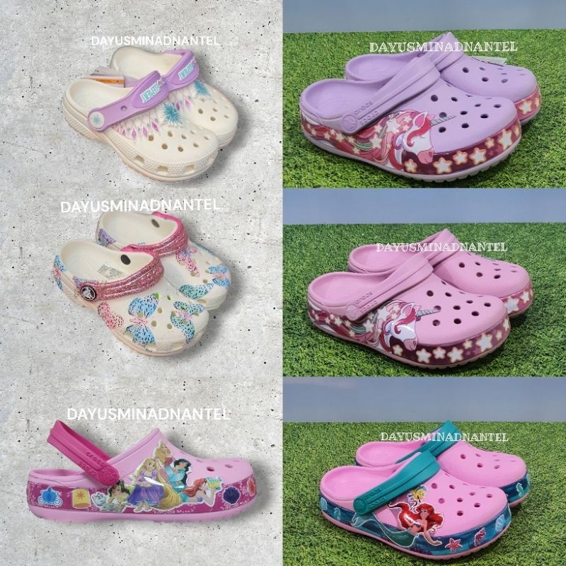 Crocs anak / Sepatu Sandal Anak Perempuan Crocs / Sepatu Sandal Crocs Anak