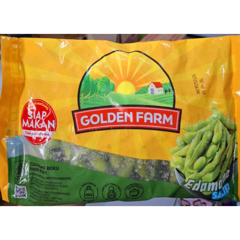 

GOLDEN FARM SALTED EDAMAME 450gr