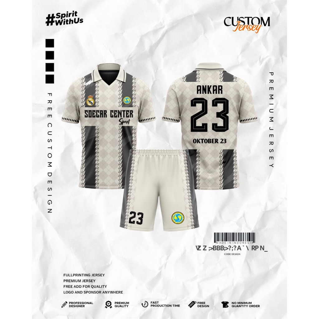 Jersey Futsal printing custom Jersey Futsal setelan jersey Bola printing Jersey bola setelan
