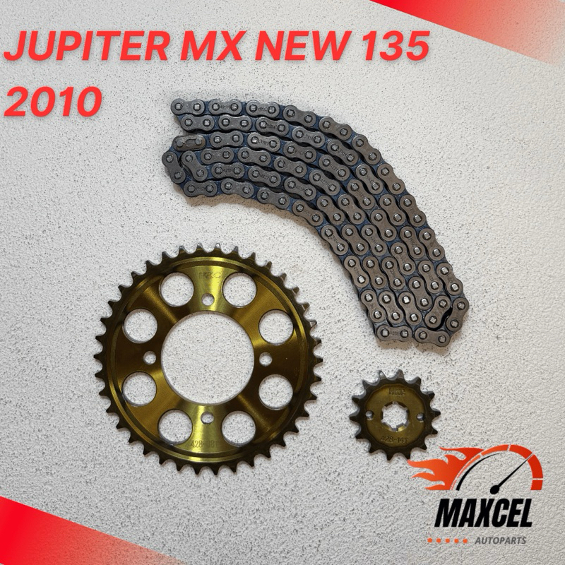 GEAR GIR SET PAKET JUPITER MX NEW 135 2010 14T-38T/428H-112L