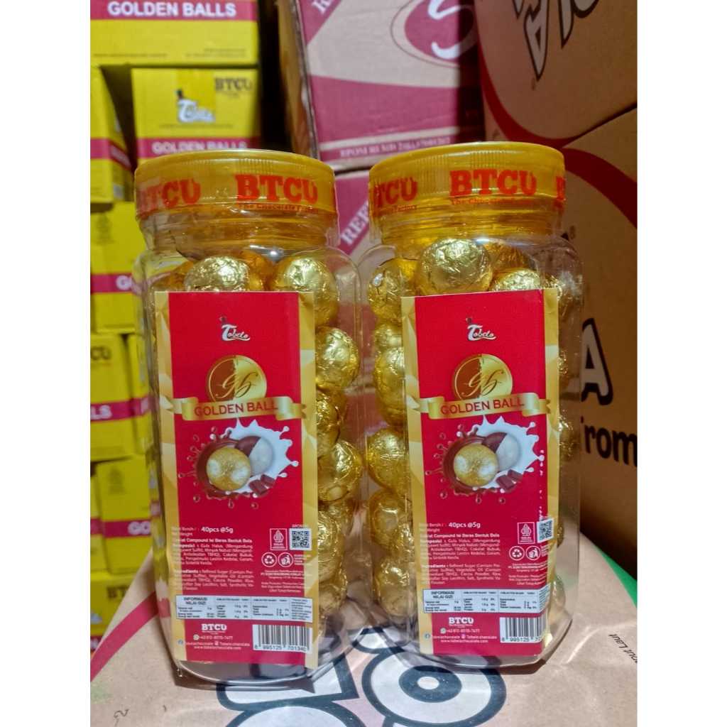 

TOBELO coklat goldenballs per toples 40 pcs.