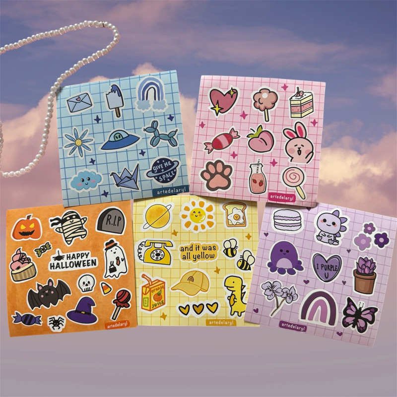 

Sticker Aesthetic lucu warna warna/sticker pack aesthetic/sticker hp/sticker laptop