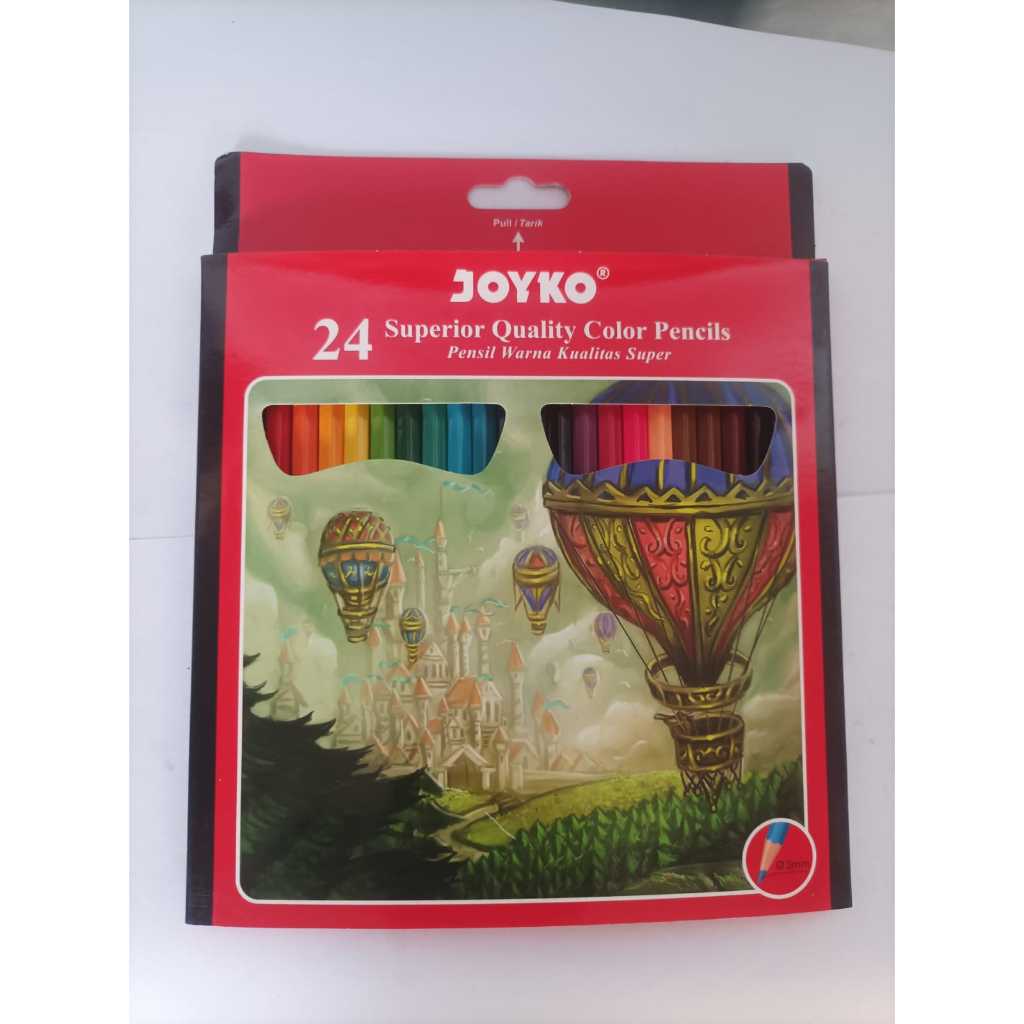 

Joyko Pensil Warna Kualitas Superior 24