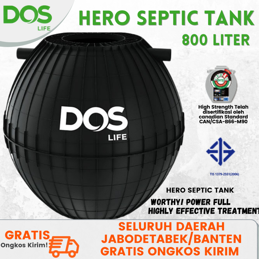 DOS - Septic  Tank Hero 800 Liter Tangki Septik