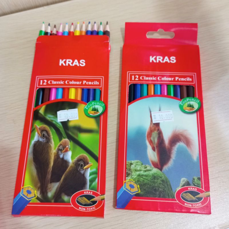 

(1 PCS) PENSIL WARNA KRAS 12WARNA PANJANG