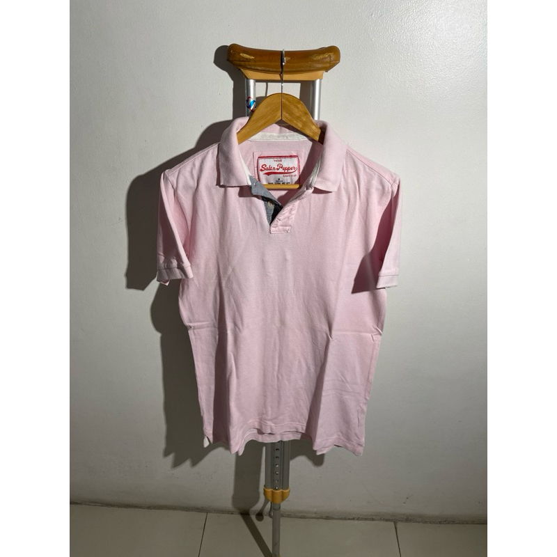 Salt and pepper special polo PINK. Vintage item. 100% original. Size M. baju polo vintage salt n pep