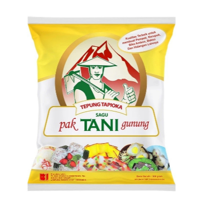 

Tepung Tapioka Cap Pak TANI Gunung 500gr