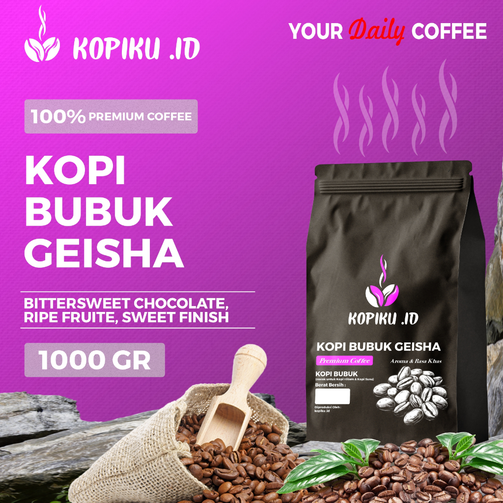 

kopiku.id - Bubuk kopi Geisha Premium Coffe Authentic