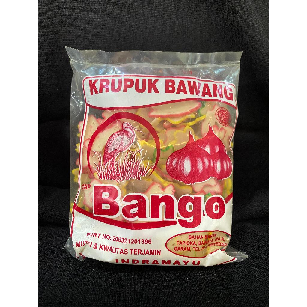 

Kerupuk Krupuk Bawang Mentah Cap Bango Indramayu 200 gram