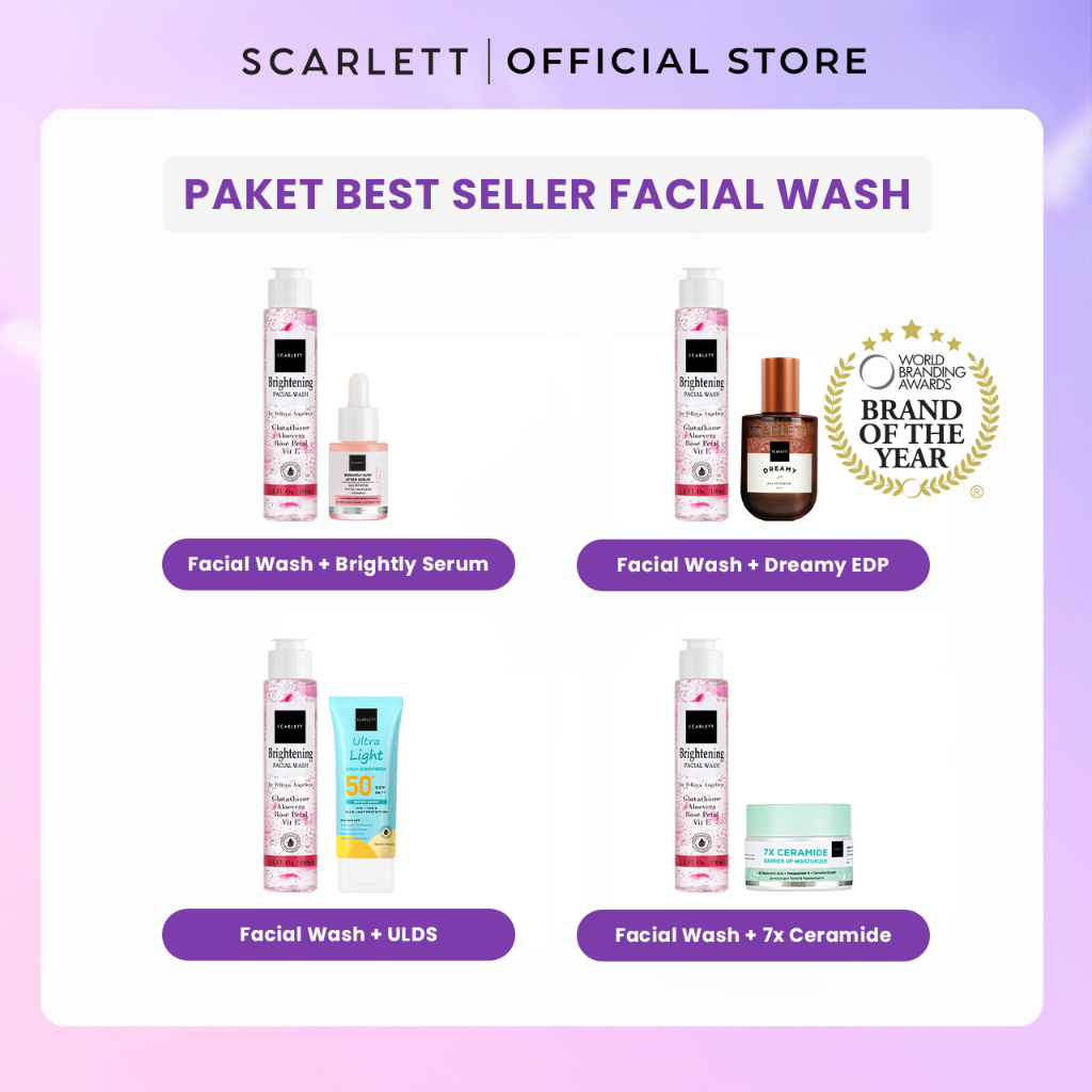 Scarlett Whitening Bundling Facial Wash