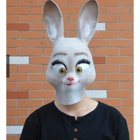 Topeng Halloween Cosplay Judy Zootopia Carnaval Party Funny Series