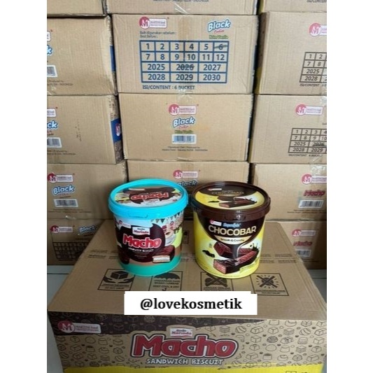 

( Paket isi 2 ) Marindo Black Cookies / Macho / Choco Bar Jar 320gr