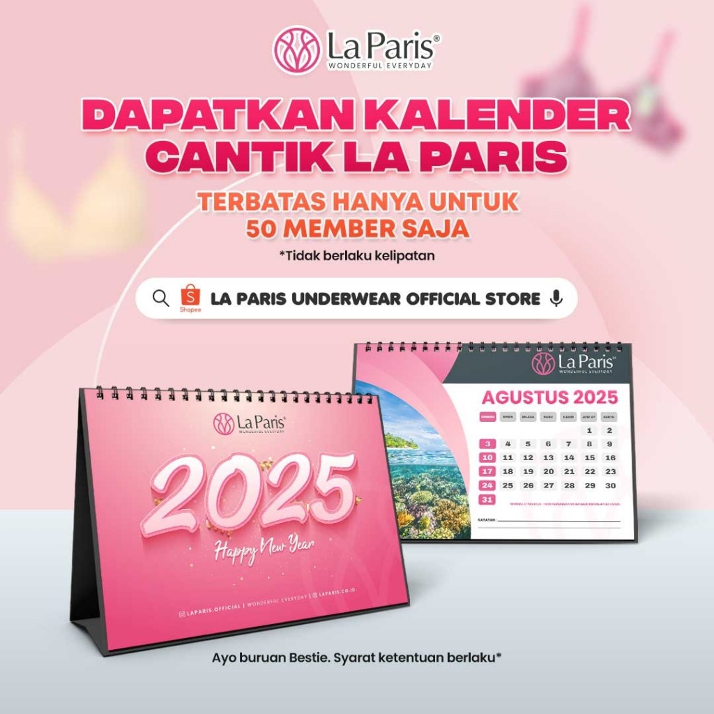 

La Paris Kalender Duduk / Meja Hadiah Belanja