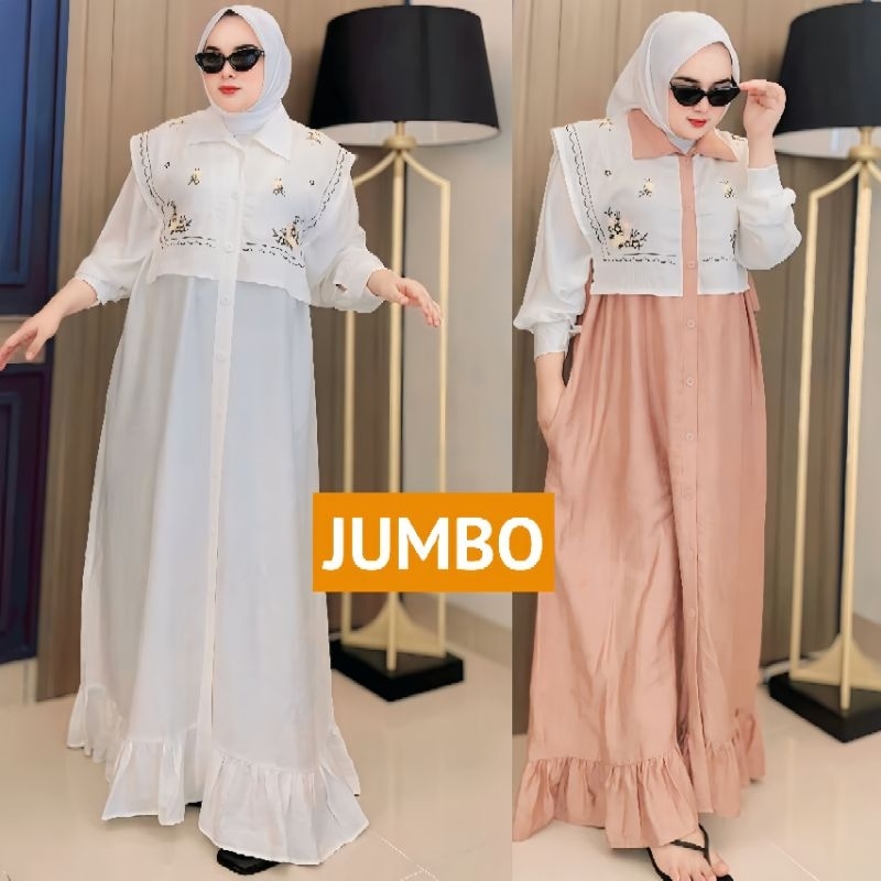 GAMIS JUMBO LD 140 XXXXL LD 130 XXXL(humaira )
