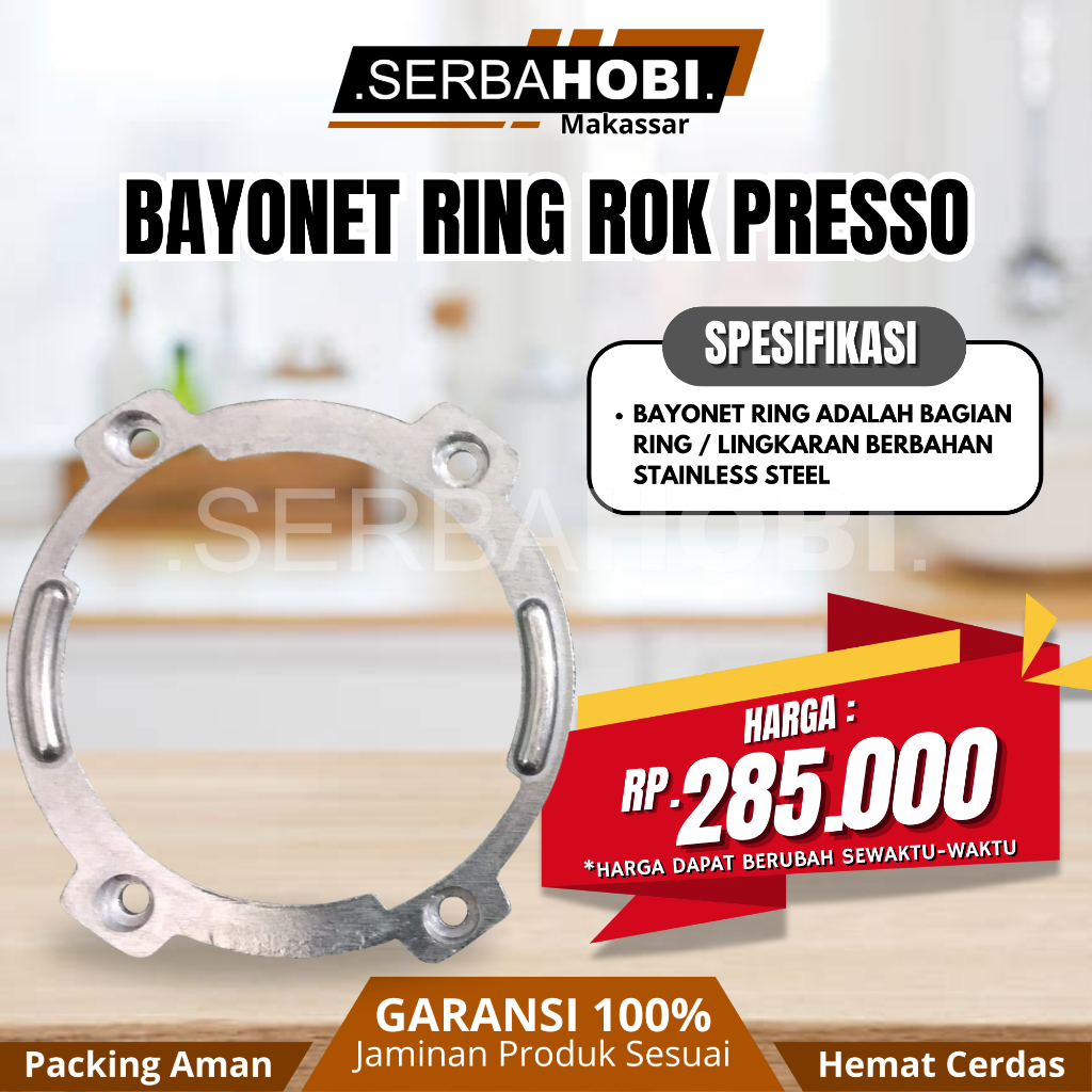 Bayonet Ring Rok Presso / Sparepart Rok Presso