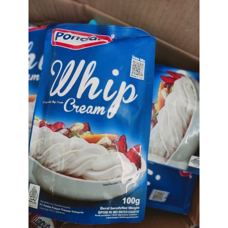 

whipecream/whip cream / whip cream pondan