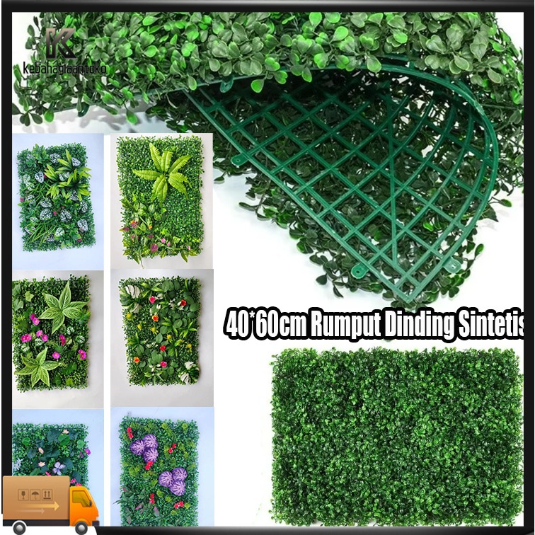 DAUN RAMBAT SINTETIS 40X60 CM - DAUN DINDING SINTETIS - DAUN DOLLAR SINTETIS - DAUN RAMBAT PLASTIK P
