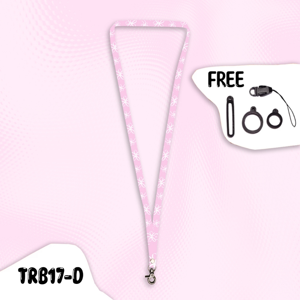 

ID TALI LANYARD ID CARD AESTHETIC FREE ORING LEBAR 1 CM GANTUNGAN HP LEHER STRAP PHONE MURAH - TRB17