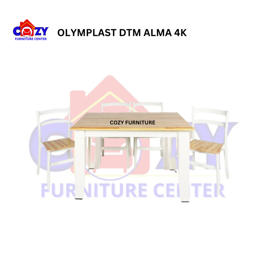 Set Meja Makan 4 Kursi Olympic DTM Alma Jogja