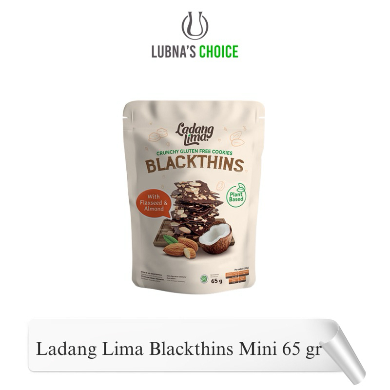 

Blackthins Mini Bites 65g Ladang Lima, Cookies Sehat Bebas Gluten