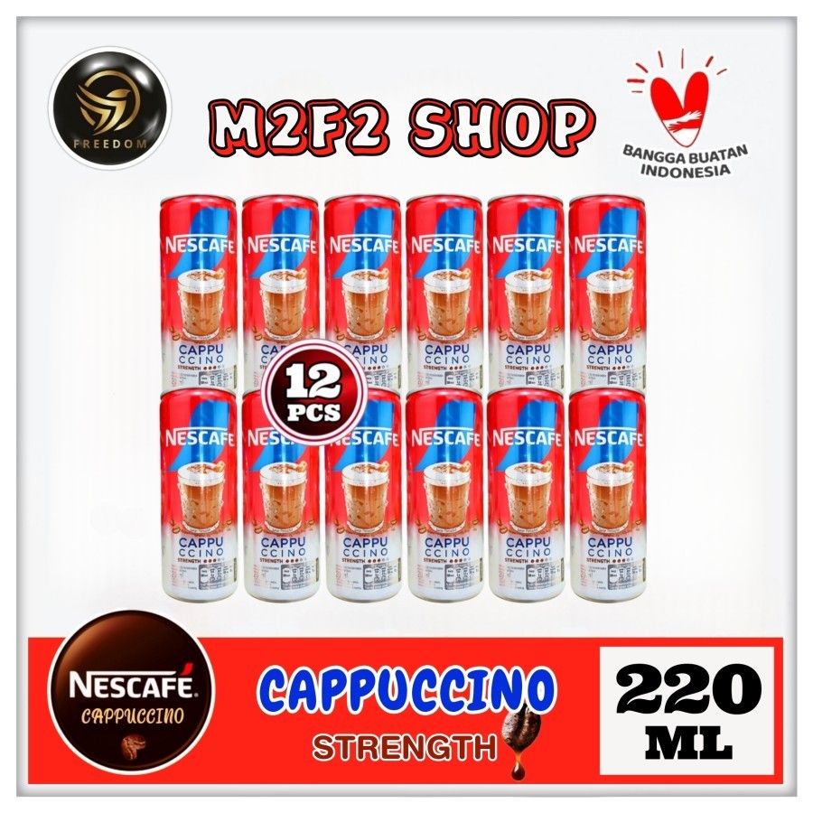 

Kopi Nescafe Ala Cafe Cappuccino Kaleng | Can - 220 ml (Kemasan 12 Pcs)