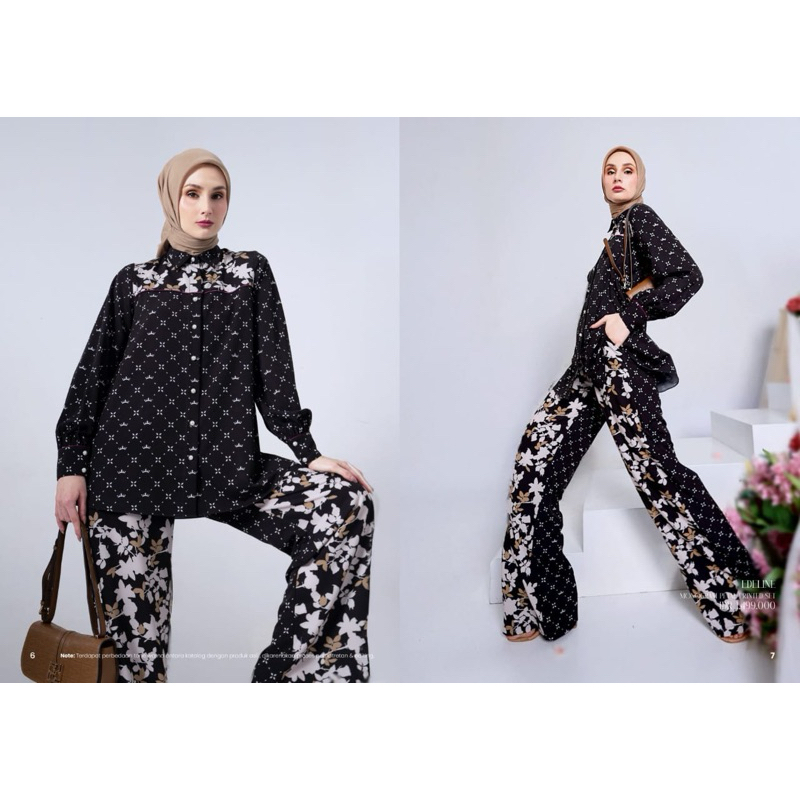 MANDJHA Edeline Set By IVAN GUNAWAN - Busana Muslim Setelan Modest ORIGINAL